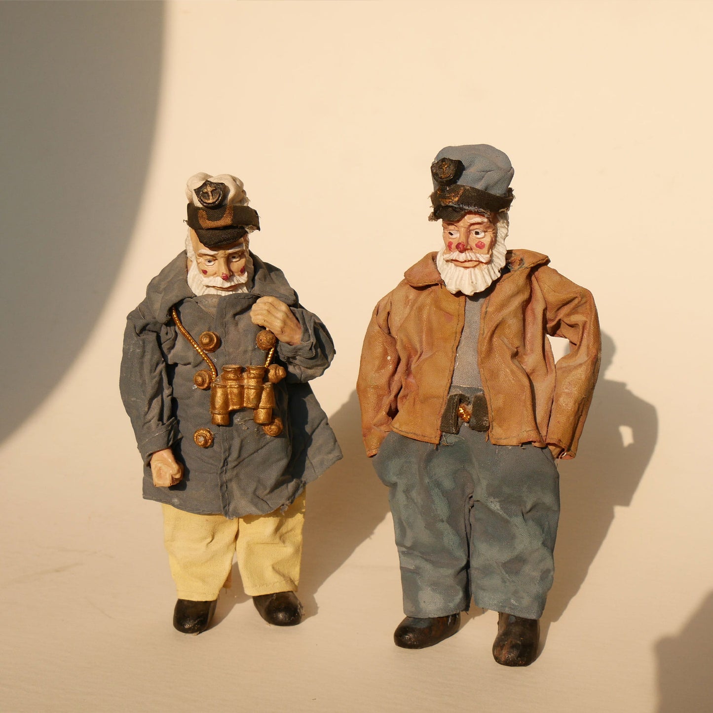 Pair of Vintage Sea Captain Maritime Figurines, Albert Price Products, Vintage Nautical Shelf Decor, Vintage Coastal Shelf Decor, Vintage Sea Captain Figurines, Vintage Sea captains, Vintage Sea Men Figures