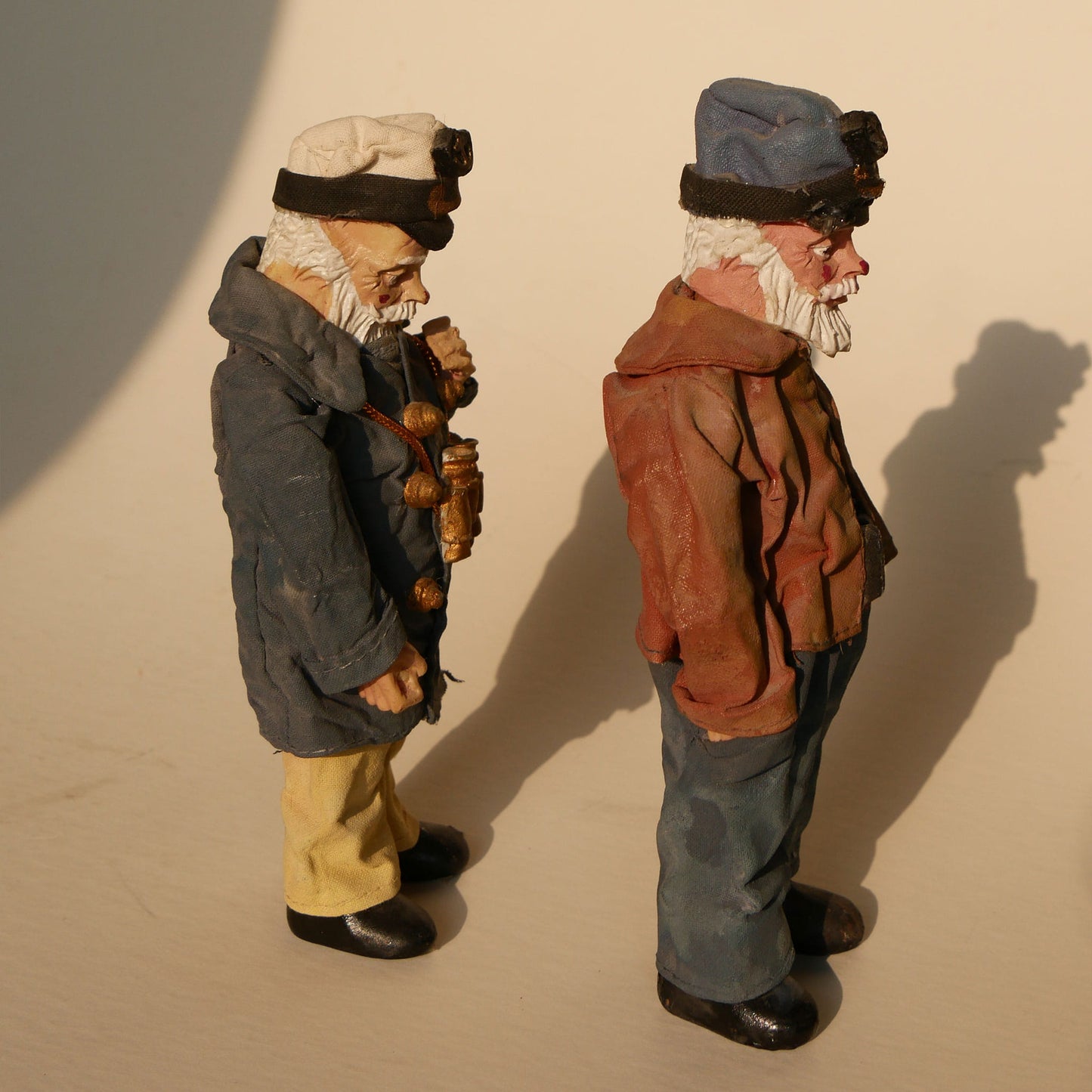Pair of Vintage Sea Captain Maritime Figurines, Albert Price Products, Vintage Nautical Shelf Decor, Vintage Coastal Shelf Decor, Vintage Sea Captain Figurines, Vintage Sea captains, Vintage Sea Men Figures