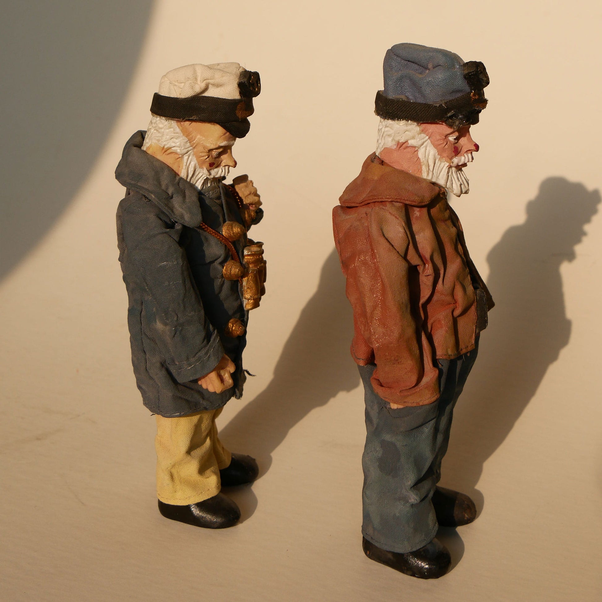 Pair of Vintage Sea Captain Maritime Figurines, Albert Price Products, Vintage Nautical Shelf Decor, Vintage Coastal Shelf Decor, Vintage Sea Captain Figurines, Vintage Sea captains, Vintage Sea Men Figures