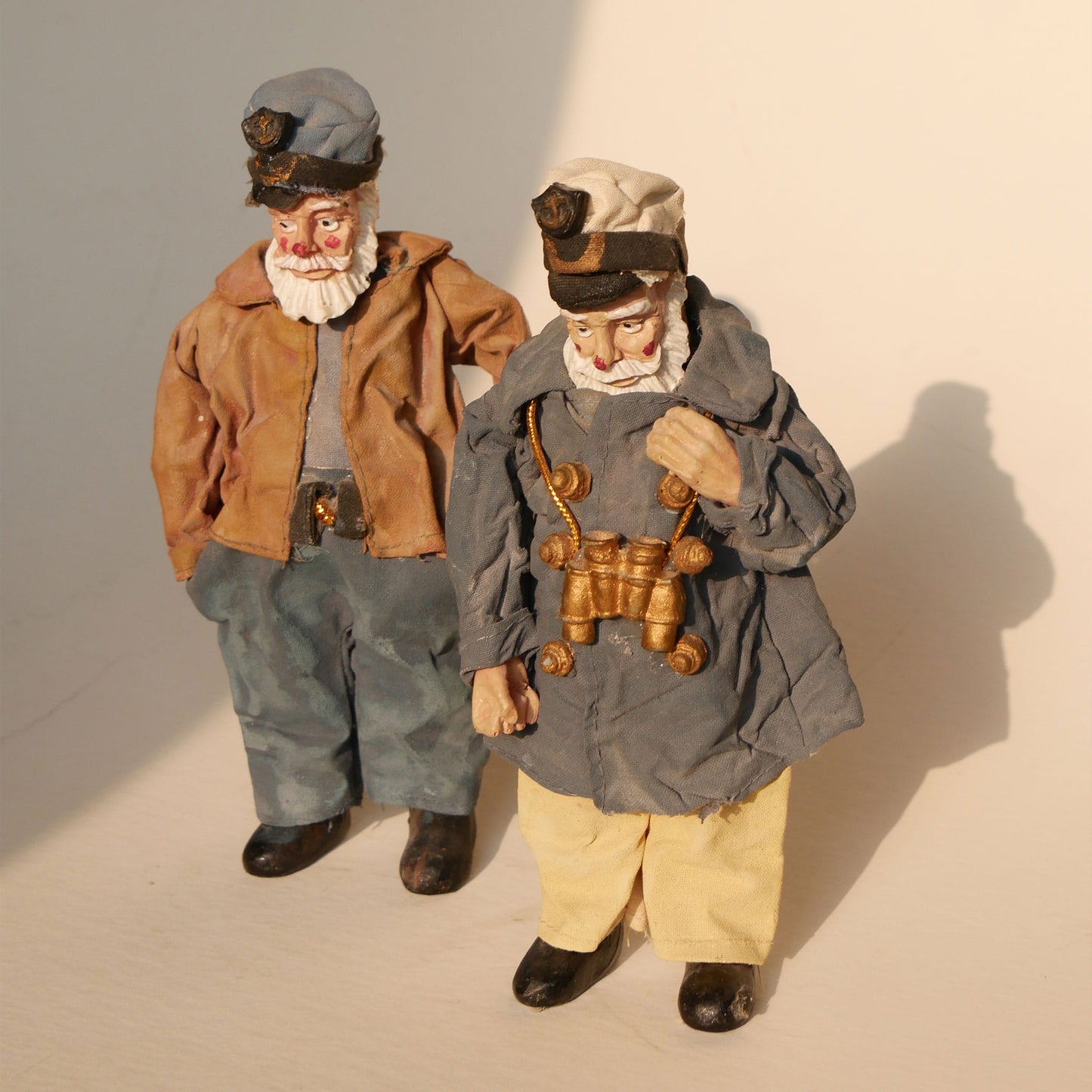 Pair of Vintage Sea Captain Maritime Figurines, Albert Price Products, Vintage Nautical Shelf Decor, Vintage Coastal Shelf Decor, Vintage Sea Captain Figurines, Vintage Sea captains, Vintage Sea Men Figures