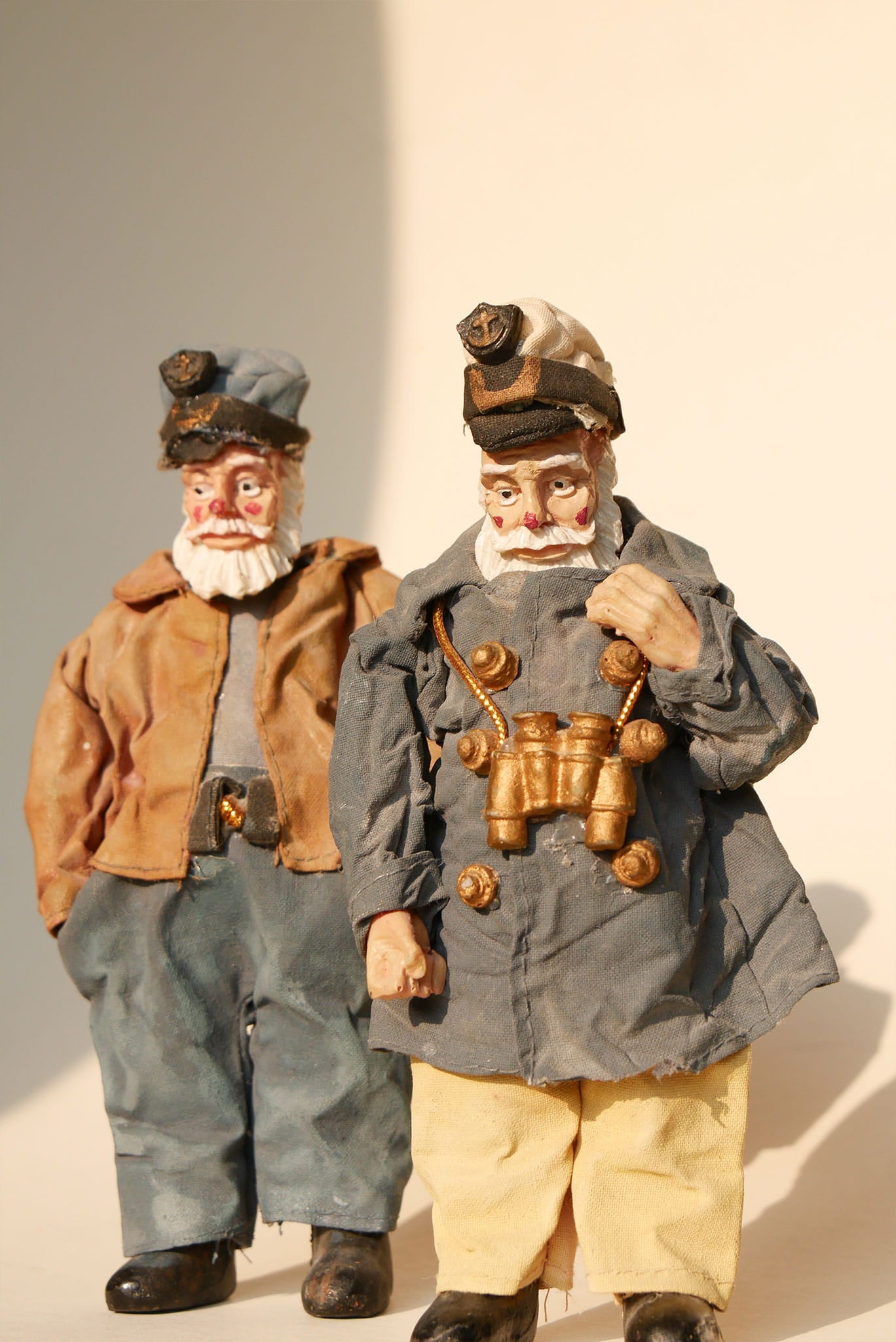Pair of Vintage Sea Captain Maritime Figurines, Albert Price Products, Vintage Nautical Shelf Decor, Vintage Coastal Shelf Decor, Vintage Sea Captain Figurines, Vintage Sea captains, Vintage Sea Men Figures