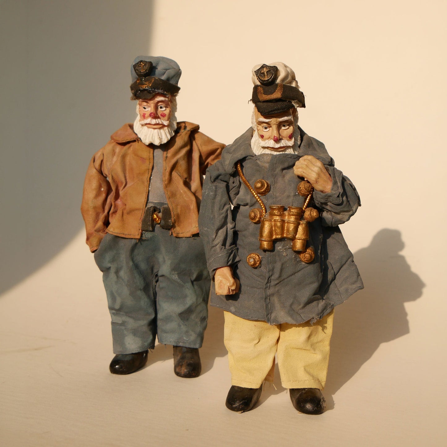 Pair of Vintage Sea Captain Maritime Figurines, Albert Price Products, Vintage Nautical Shelf Decor, Vintage Coastal Shelf Decor, Vintage Sea Captain Figurines, Vintage Sea captains, Vintage Sea Men Figures