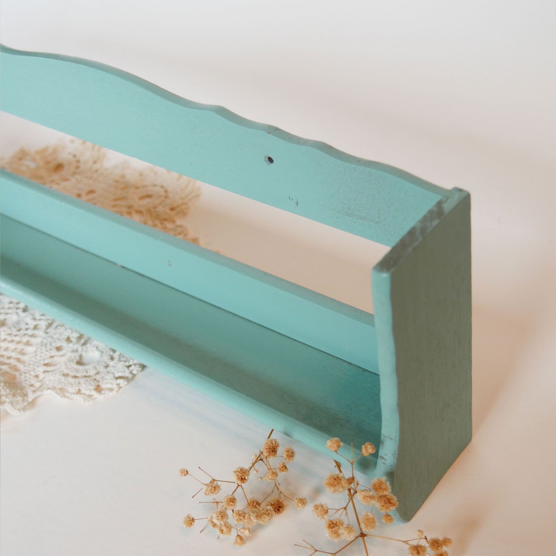 Vintage Turquoise Spice Rack Wall Shelf Vintage Spice Rack Farmhouse Spice Rack Vintage Farmhouse Kitchen Decor Vintage Kitchen Shelf Farmhouse Kitchen Decor