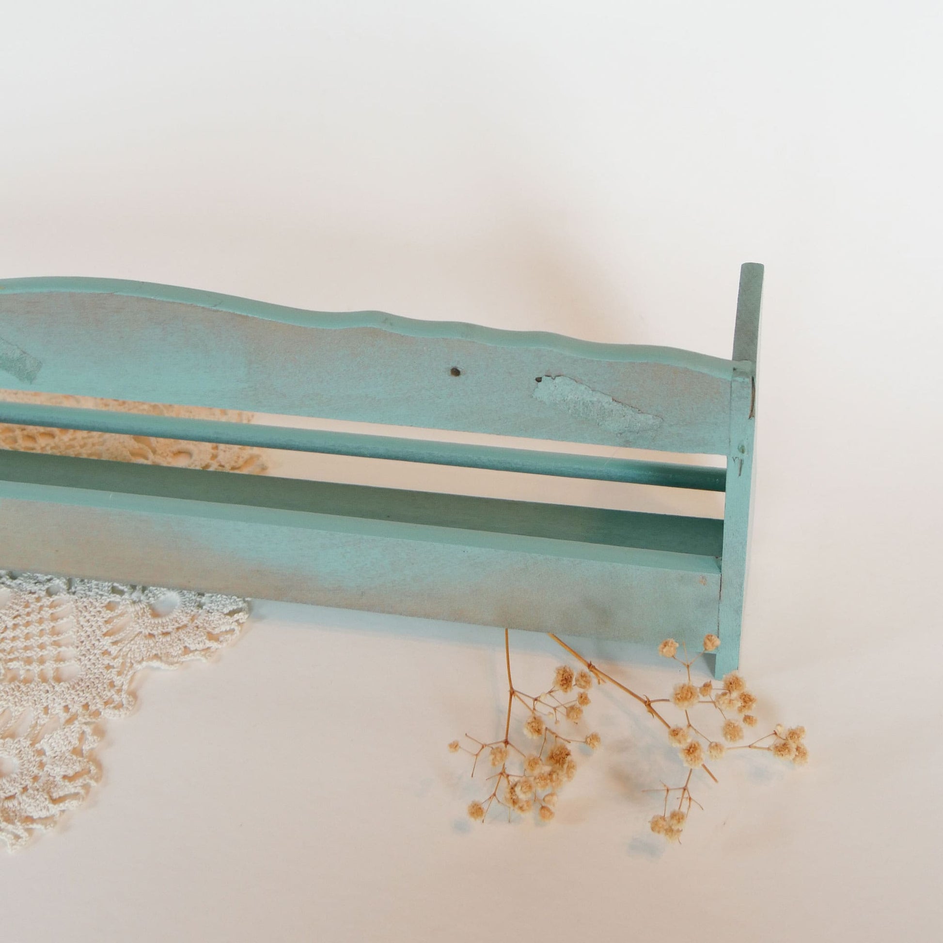 Vintage Turquoise Spice Rack Wall Shelf Vintage Spice Rack Farmhouse Spice Rack Vintage Farmhouse Kitchen Decor Vintage Kitchen Shelf Farmhouse Kitchen Decor