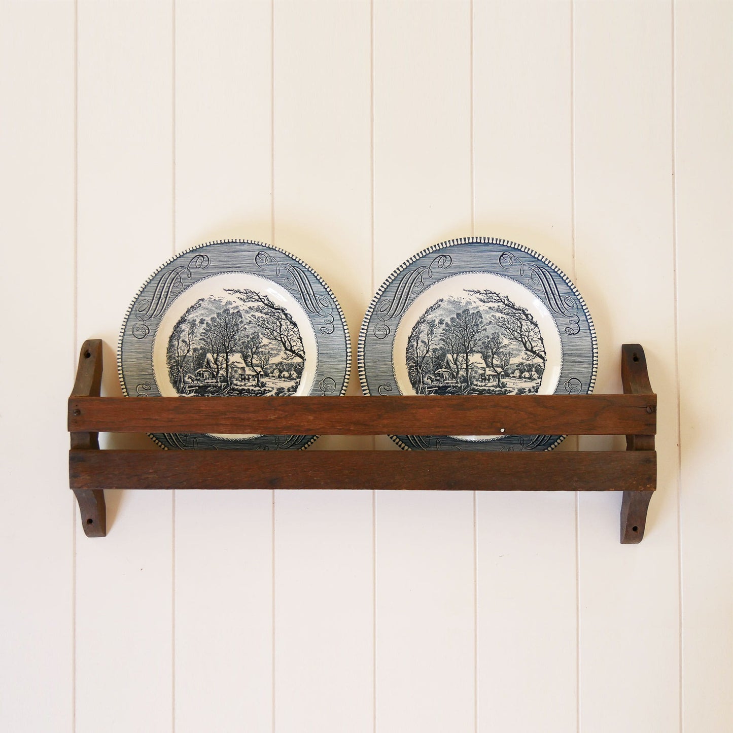 Vintage Oak Church Hymn Book Cubby, Antique Church Pew Cubby, Church Pew Book Cubby, Vintage Wall Mounted Shelf, Vintage Plate Display