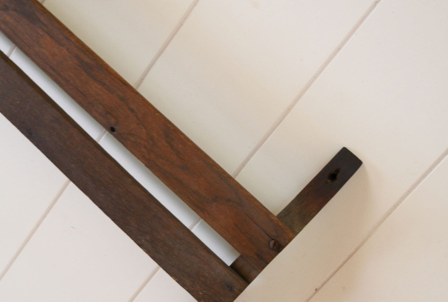 Vintage Oak Church Hymn Book Cubby, Antique Church Pew Cubby, Church Pew Book Cubby, Vintage Wall Mounted Shelf, Vintage Plate Display