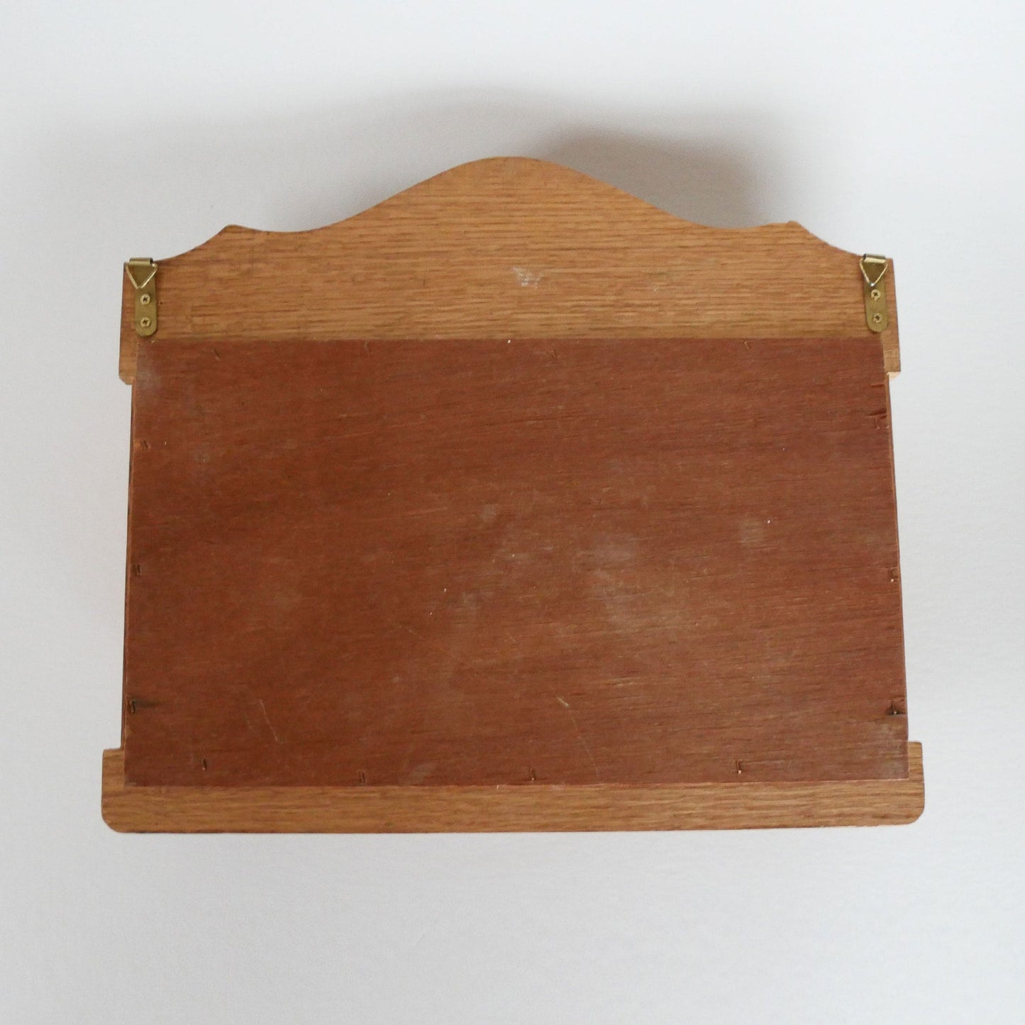 Vintage Wood Letter Organizer with Key Hanger, Vintage Mail Sort, Vintage Wood Wall Mounted Wall Sort, Vintage Home Decor
