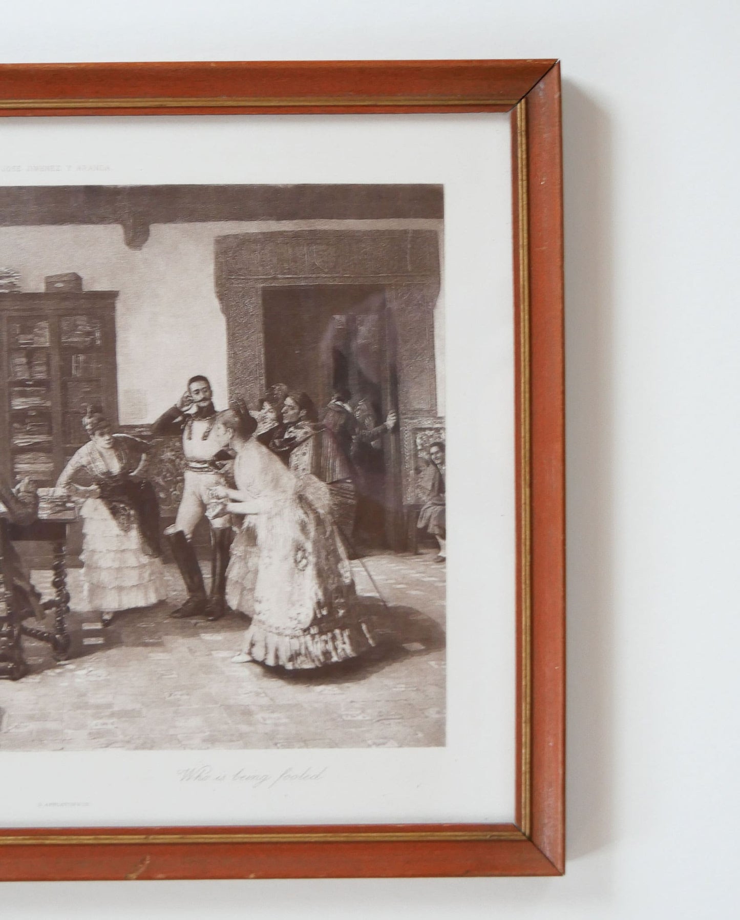 Vintage Framed Print, 'Who is being Fooled?'