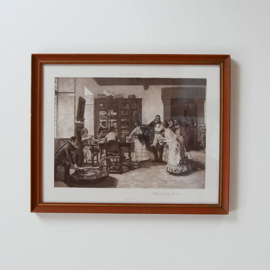 Vintage Framed Print, 'Who is being Fooled?'