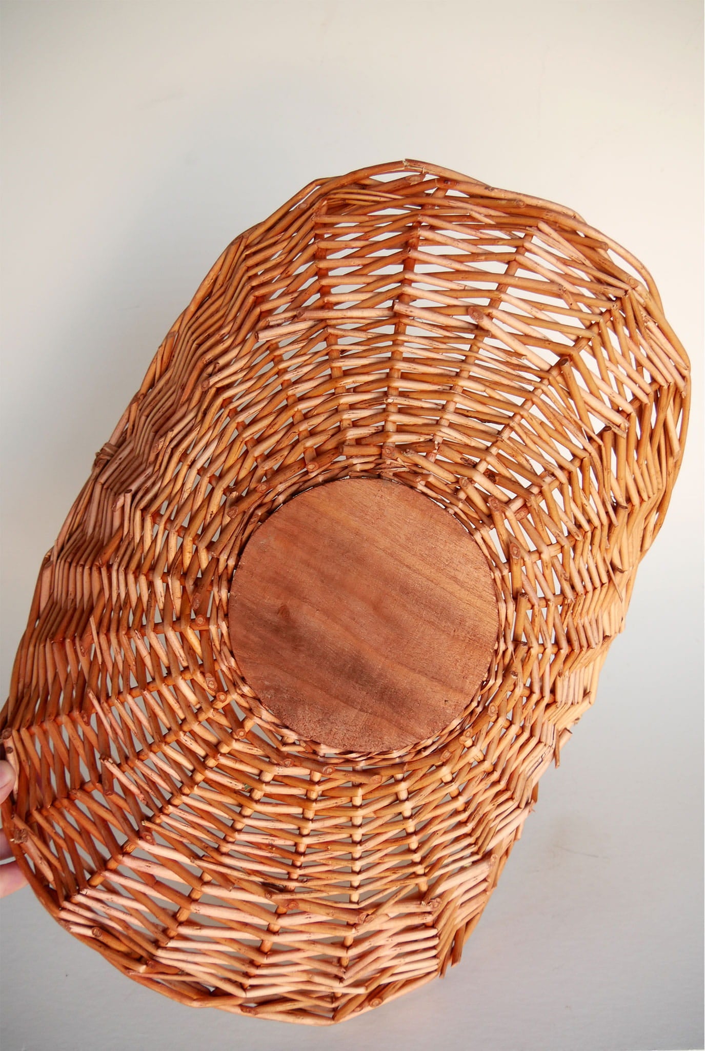 Large European Country Style Gathering Basket, Vintage Gathering Basket, Vintage Flower Basket, Vintage Harvest Basket, Farmhouse Baskets