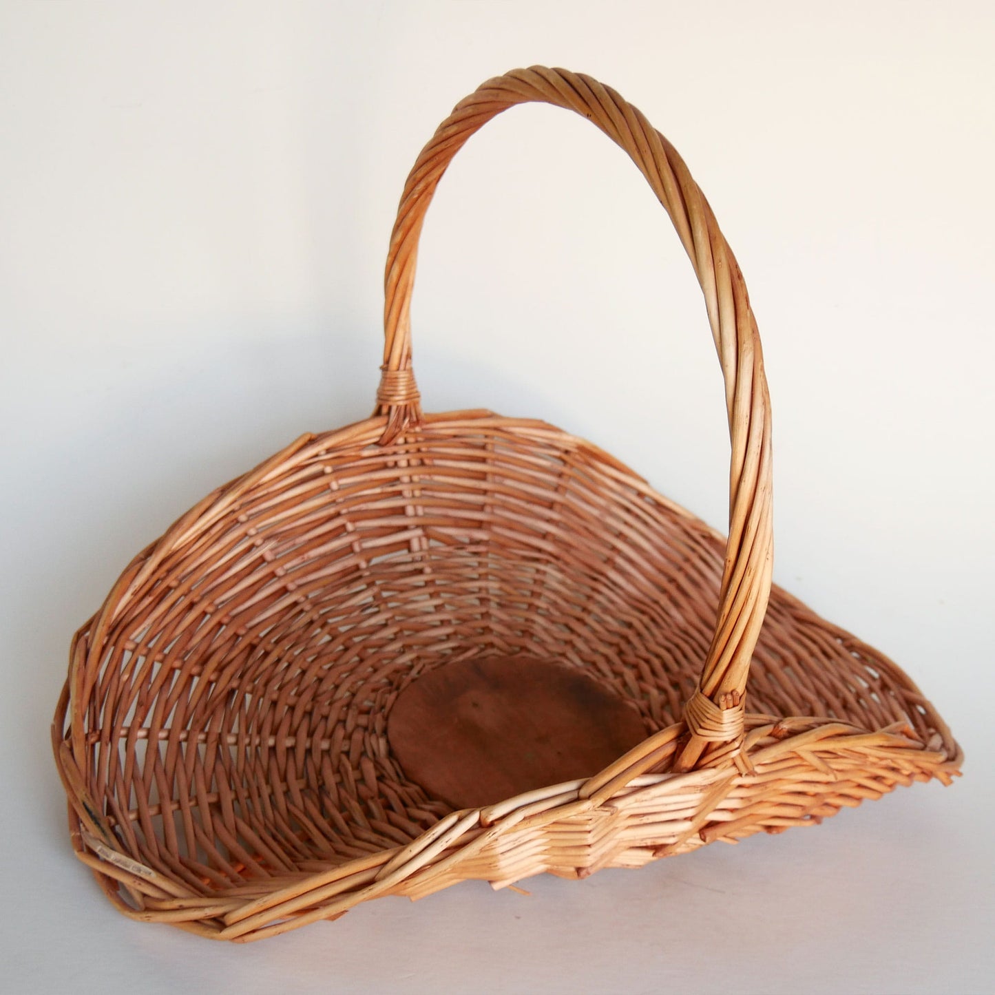 Large European Country Style Gathering Basket, Vintage Gathering Basket, Vintage Flower Basket, Vintage Harvest Basket, Farmhouse Baskets