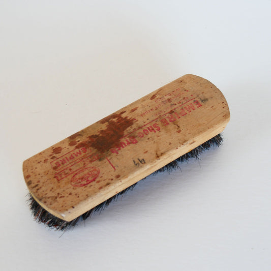 Vintage Boot Brush, Vintage Brush, Vintage Brush Decor, Antique Boot Brush, Apothcary Brush, Vintage Apothecary Decor, Vintage home Decor