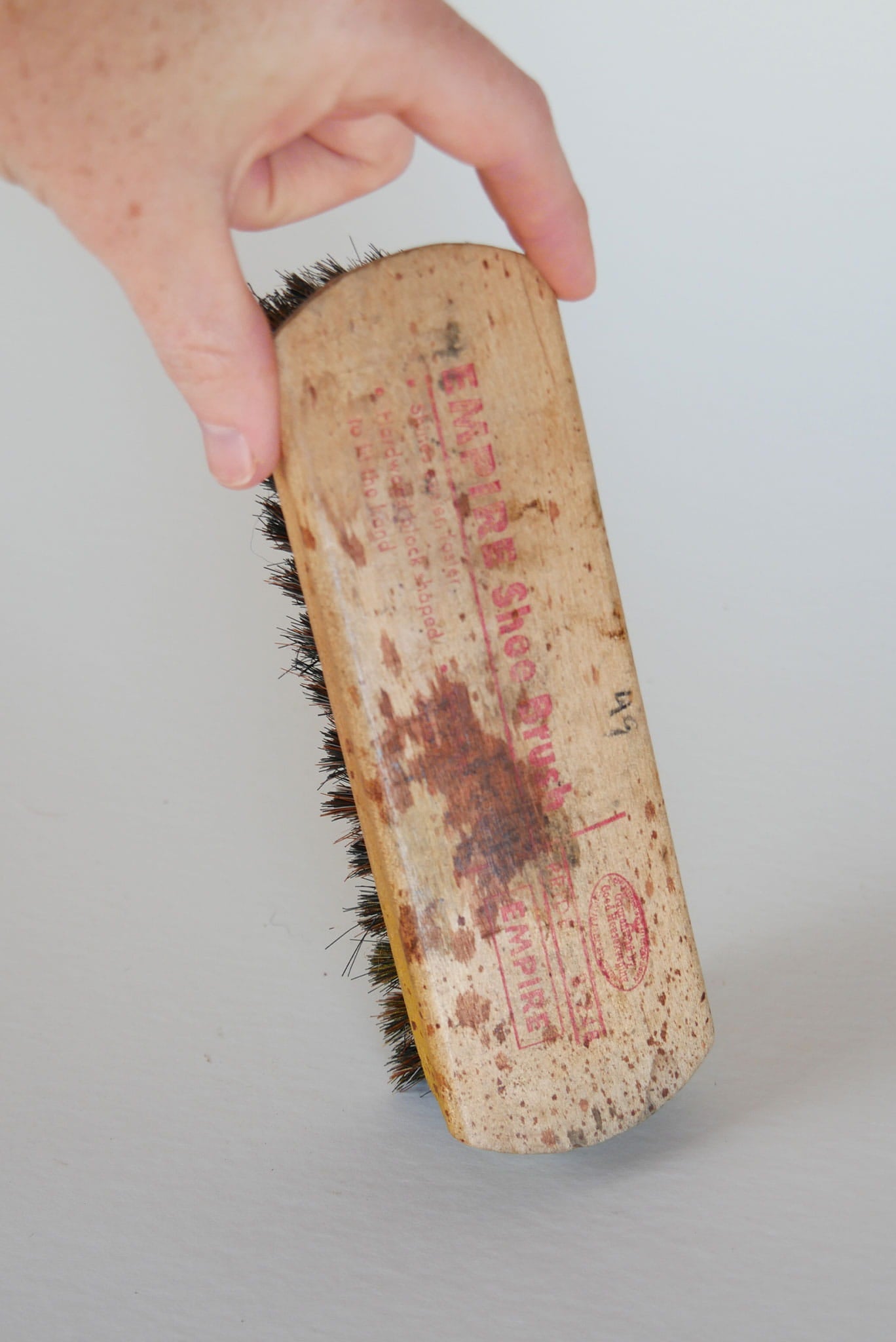 Vintage Boot Brush, Vintage Brush, Vintage Brush Decor, Antique Boot Brush, Apothcary Brush, Vintage Apothecary Decor, Vintage home Decor