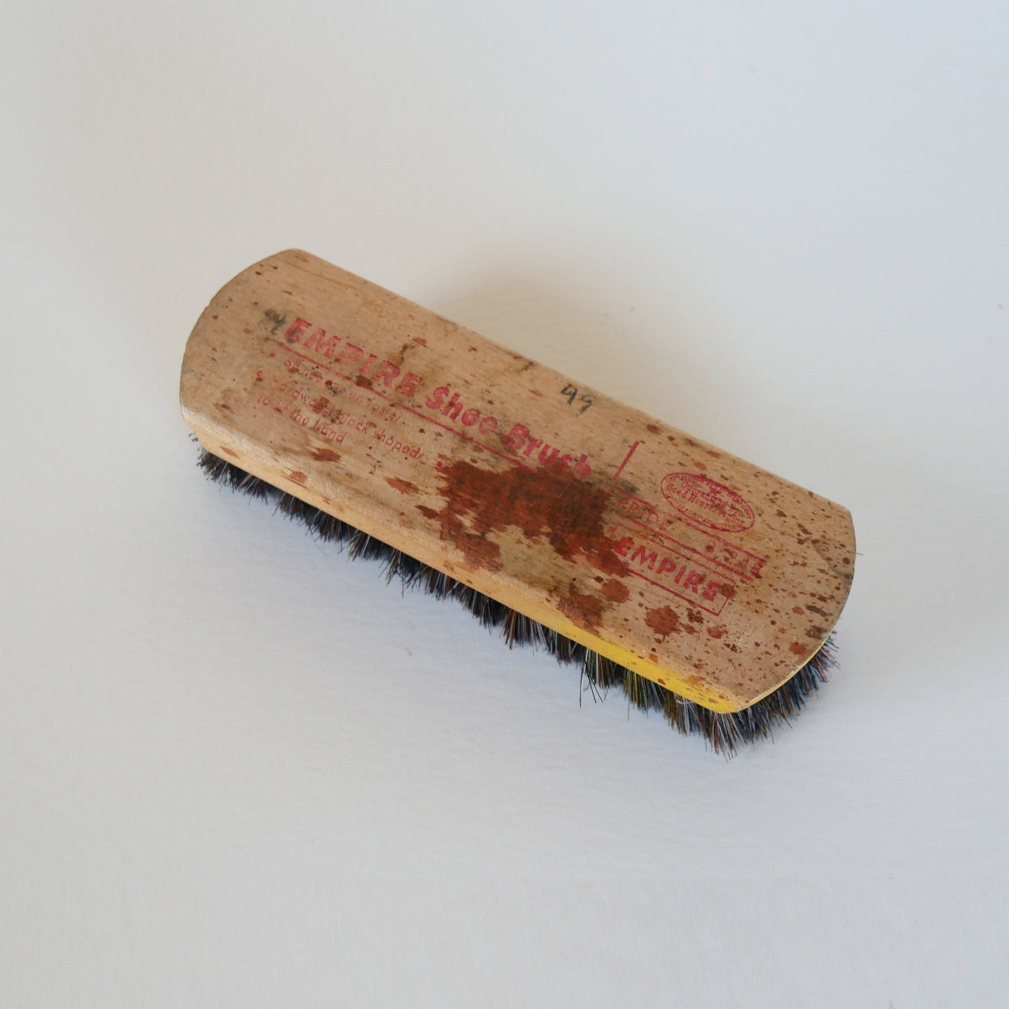 Vintage Boot Brush, Vintage Brush, Vintage Brush Decor, Antique Boot Brush, Apothcary Brush, Vintage Apothecary Decor, Vintage home Decor