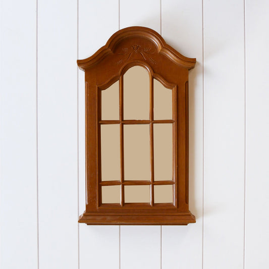 Vintage Homco Arched Windowpane Wall Mirror, Cottagecore Mirror, Vintage Cottagecore Wall Decor, Vintage wall Decor, Vintage Arch Mirror