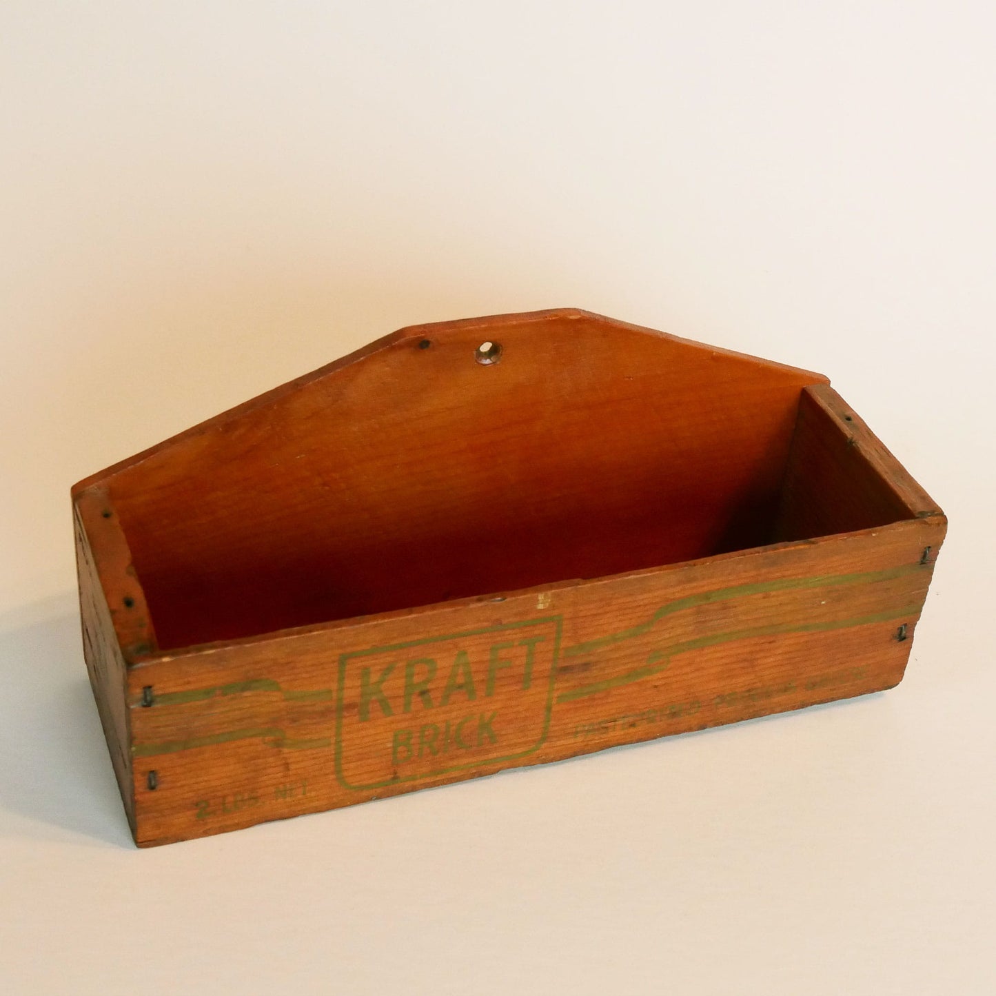 Vintage Kraft Cheesebox, Vintage Cheese Box, Vintage Wall Pocket, Vintage Wood Wall Pocket, Vintage Spice Rack, Vintage Wood Wall Pocket, Vintage Farmhouse Kitchen, Vintage Kitchen Decor