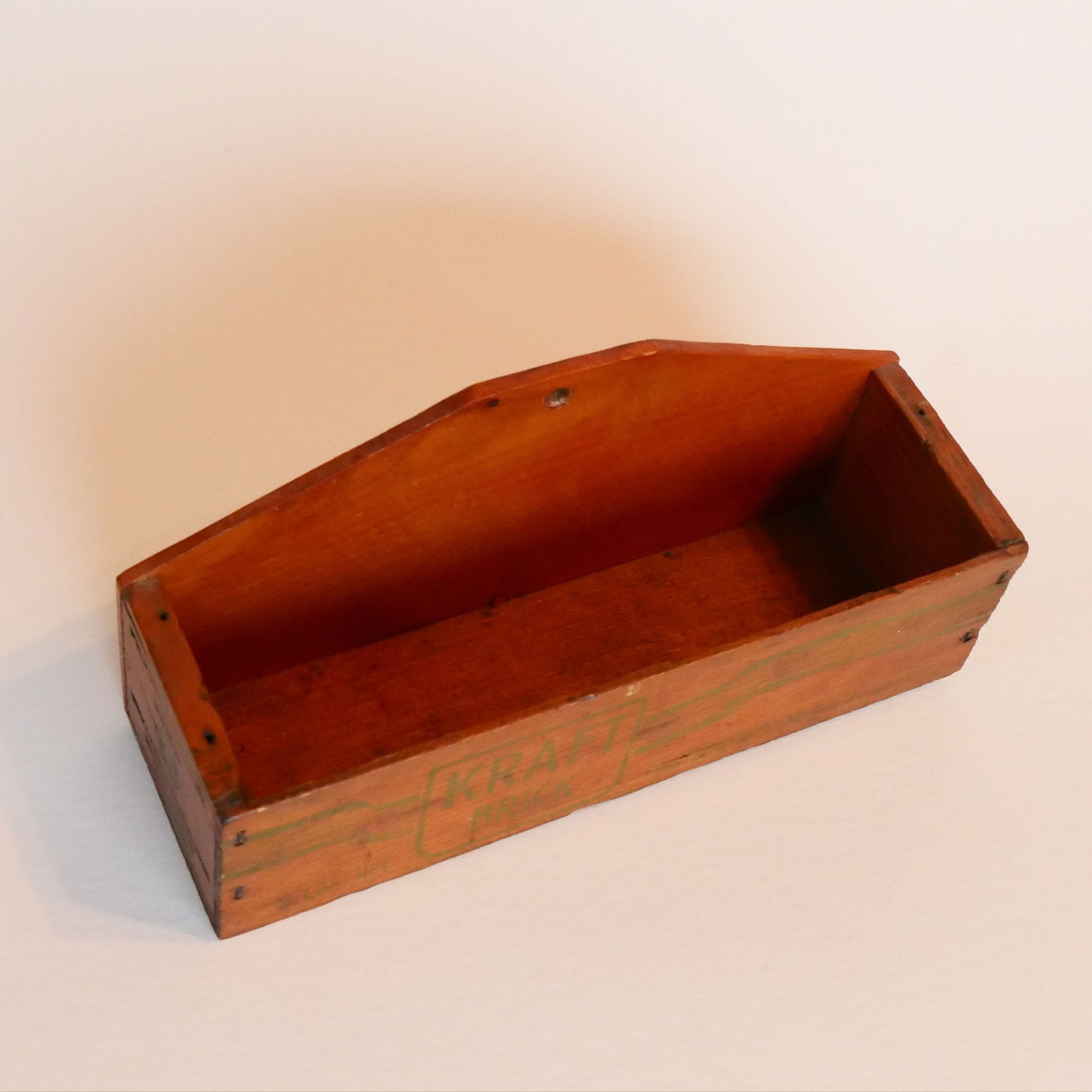Vintage Kraft Cheesebox, Vintage Cheese Box, Vintage Wall Pocket, Vintage Wood Wall Pocket, Vintage Spice Rack, Vintage Wood Wall Pocket, Vintage Farmhouse Kitchen, Vintage Kitchen Decor