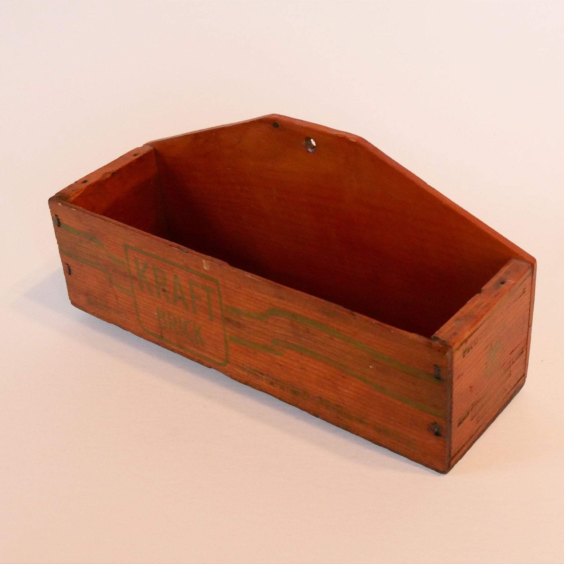 Vintage Kraft Cheesebox, Vintage Cheese Box, Vintage Wall Pocket, Vintage Wood Wall Pocket, Vintage Spice Rack, Vintage Wood Wall Pocket, Vintage Farmhouse Kitchen, Vintage Kitchen Decor