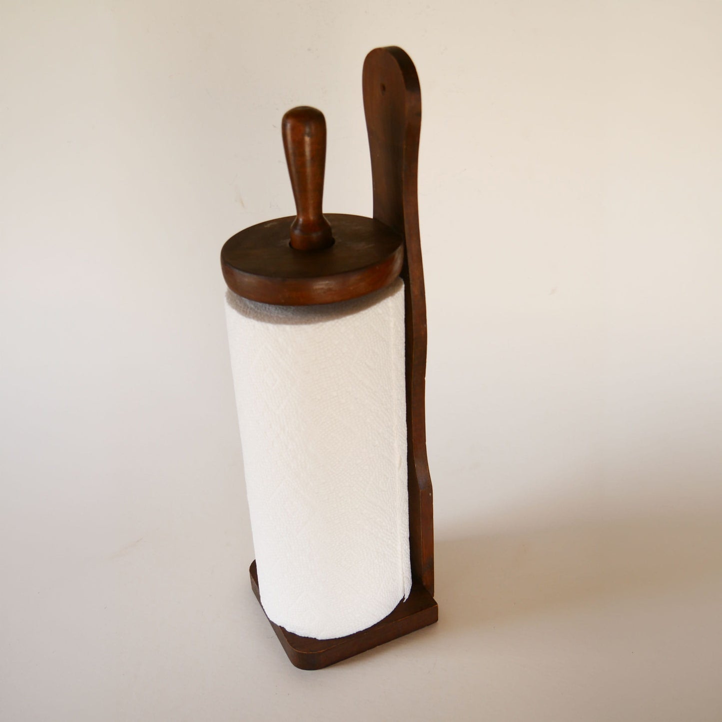 Primitive Wood Paper Towel Holder, Vintage Paper Towel Rack, Vintage Wood Rack, Primitive Towel Rack, Vintage Towel Holder, Primitive Kitchen Decor