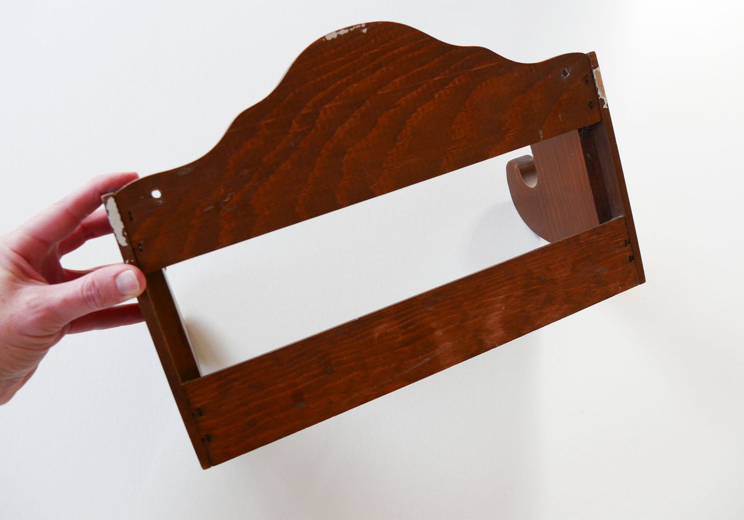 Vintage Wooden Paper Towel Holder, Wheat Design, Vintage Cottage Kitchen Decor, Vintage Wheat Design Wall Decor, Vintage Kitchen Decor, Vintage Home DEcor