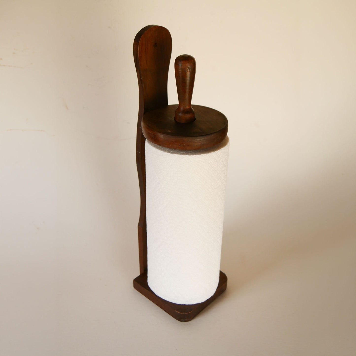 Primitive Wood Paper Towel Holder, Vintage Paper Towel Rack, Vintage Wood Rack, Primitive Towel Rack, Vintage Towel Holder, Primitive Kitchen Decor