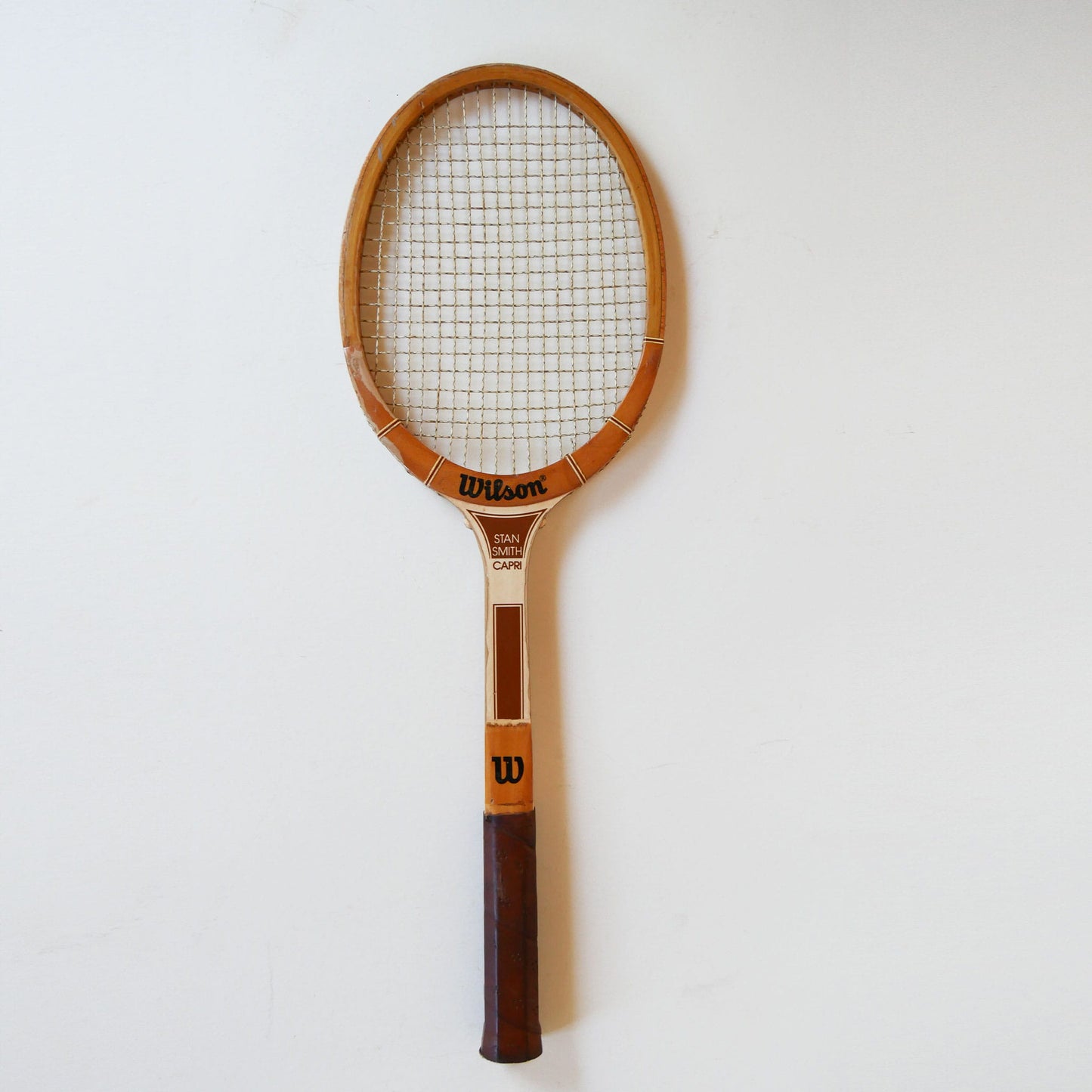 Vintage Wilson Stan Smith Capri Wood Tennis Racket