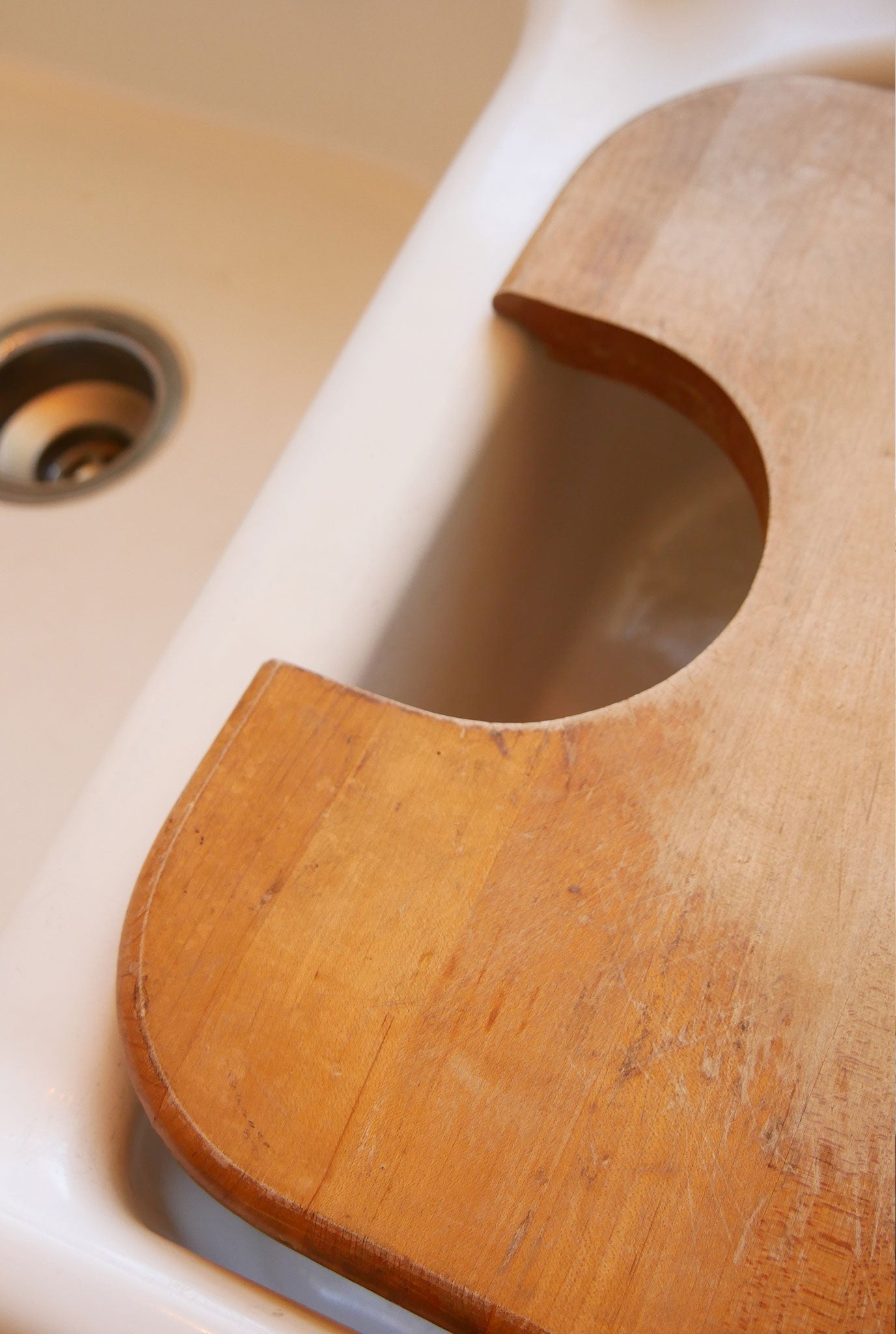 Vintage Wooden Sink Cutting Board, Farmhouse Sink Cutting Board, Farmhouse Cutting Board, Vintage Cutting Board, Primitive Sink Cutting Board