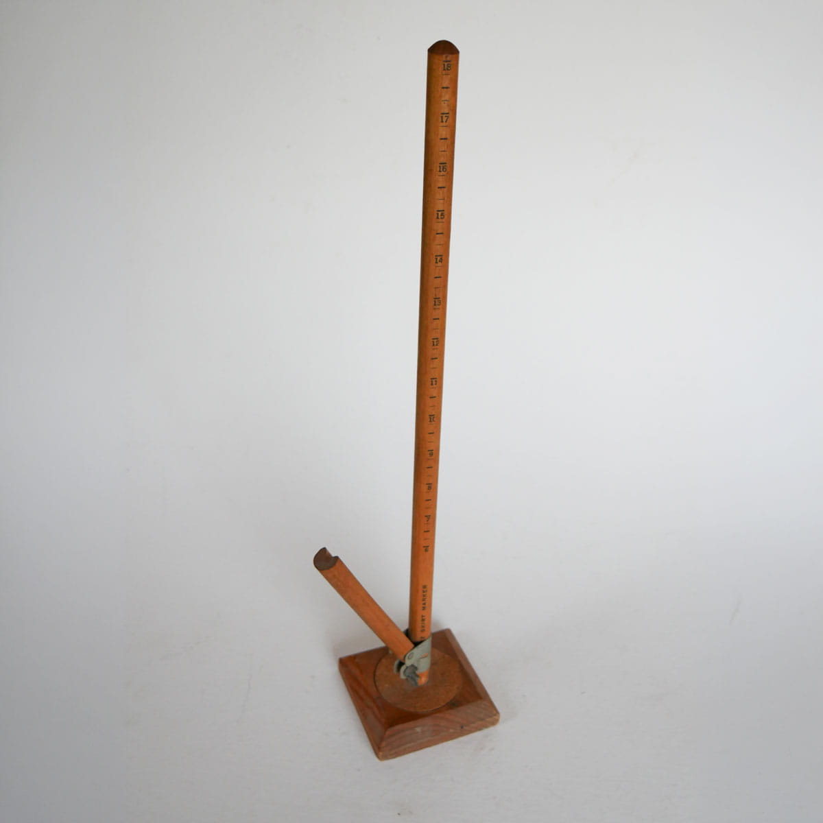 Vintage Wood Skirt Marker, Primitive Sewing Decor, Vintage Sewing DEcor, Vintage Skirt Marker, VIntage Dressmaker Decor, Vintage Sewing Skirt Marker, Primitive Sewing Decor