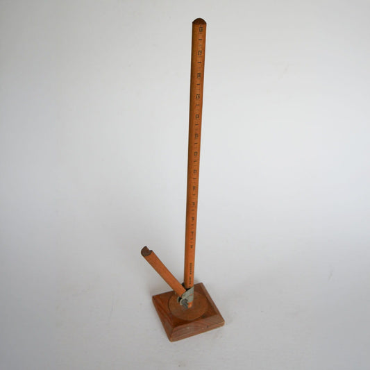 Vintage Wood Skirt Marker, Primitive Sewing Decor, Vintage Sewing DEcor, Vintage Skirt Marker, VIntage Dressmaker Decor, Vintage Sewing Skirt Marker, Primitive Sewing Decor