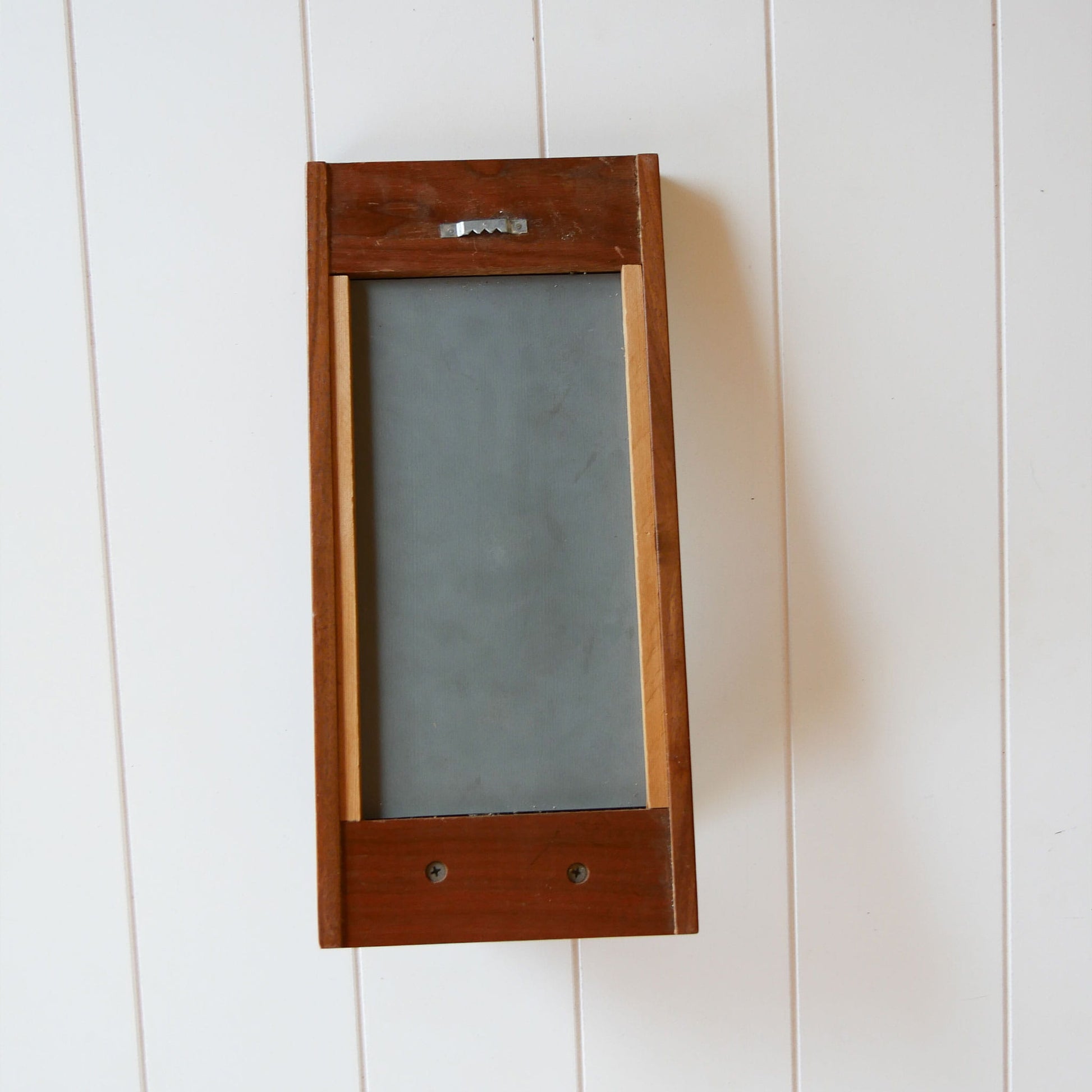 VIntage Wood Wall Mirror and Shelf, MCM Wall Mirror, Vintage Midcentury Wall Decor, Vintage Wood Wall Mirror, Vintage Wall Decor