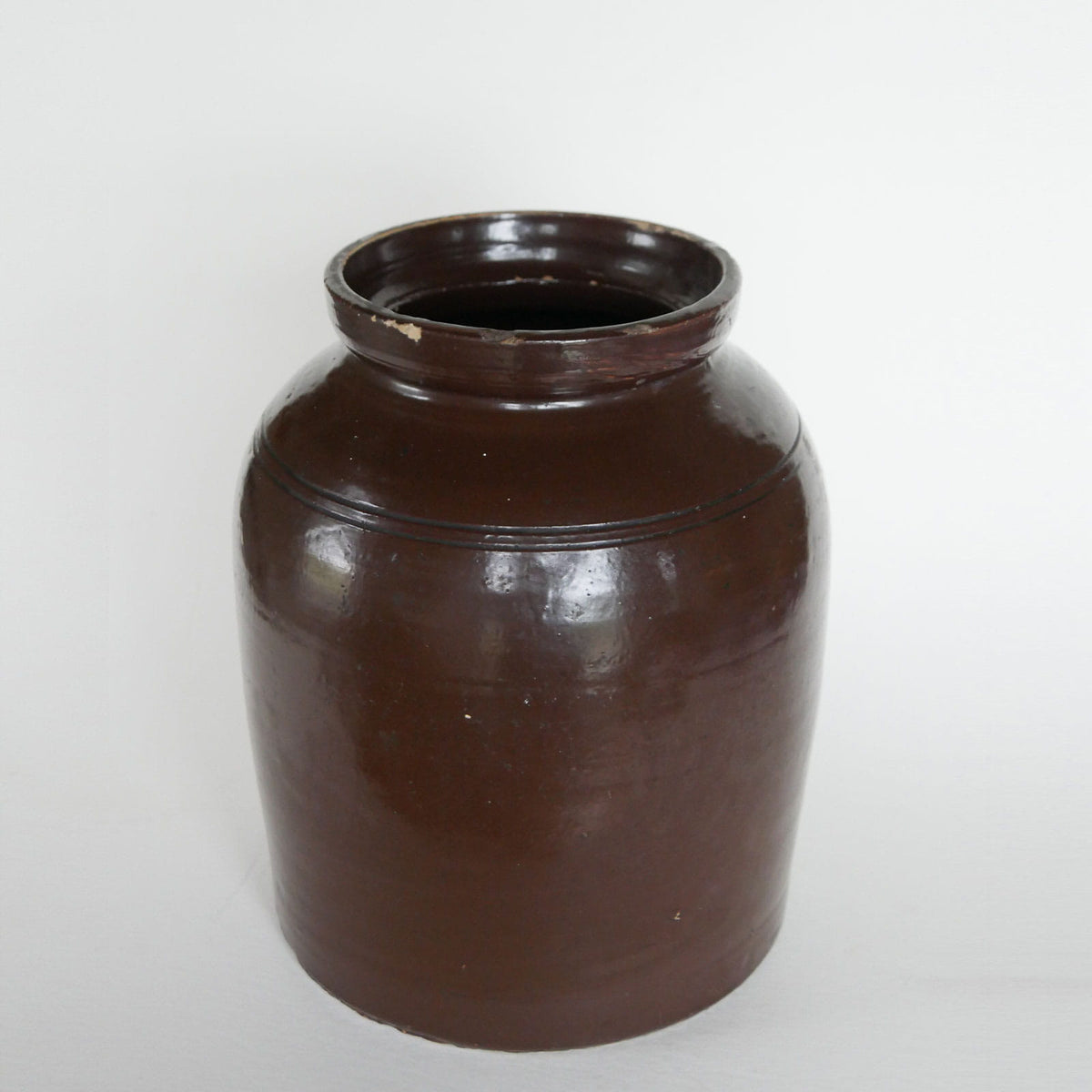 Vintage XL Brown Stoneware Crock, Primitive Crock, Vintage Brown Stoneware, Vintage Crocks, Large VIntage Stoneware, Vintage Large Crocks, Large Vintage Brown Crocks