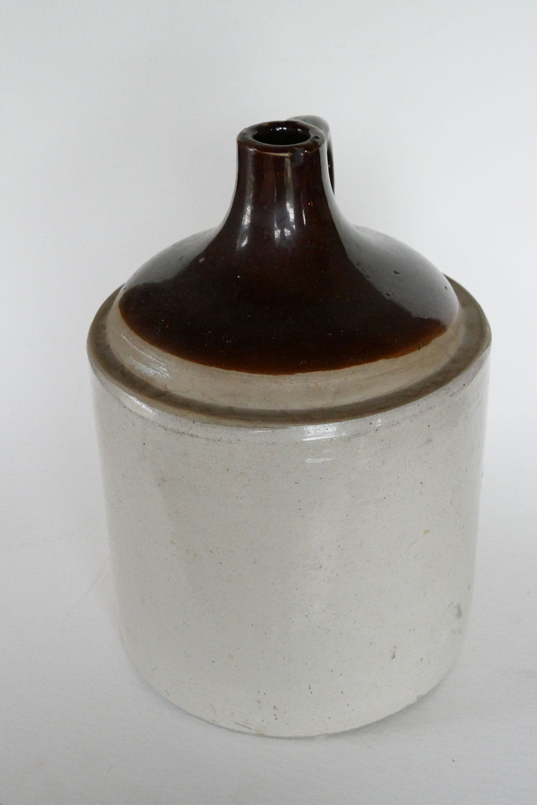 Vintage XL two Tone Stoneware Crock, Primitive Crock, Vintage Two Tone Stoneware, Vintage Crocks, Large VIntage Stoneware, Vintage Large Crocks, Large Vintage Two Tone Crocks