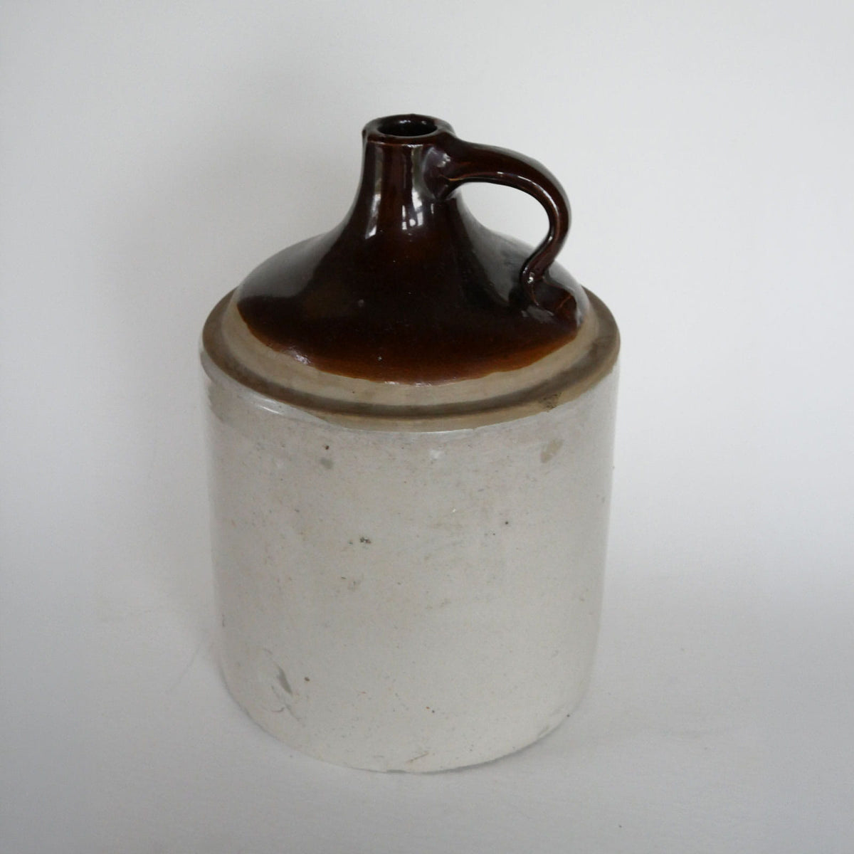 Vintage XL two Tone Stoneware Crock, Primitive Crock, Vintage Two Tone Stoneware, Vintage Crocks, Large VIntage Stoneware, Vintage Large Crocks, Large Vintage Two Tone Crocks