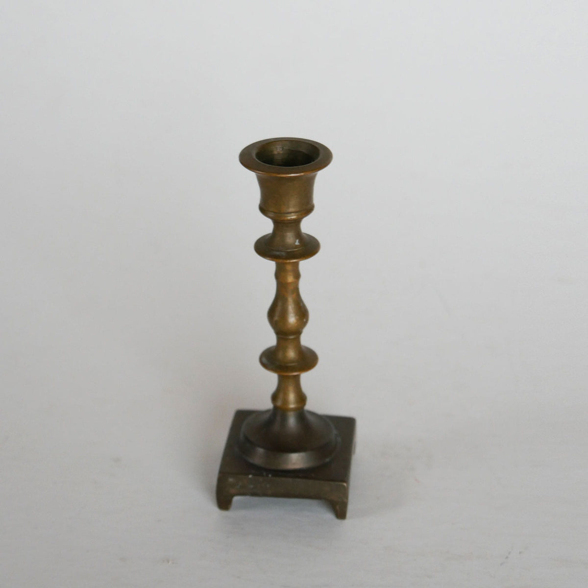 Vintage Mini Brass Chamberstick Holder, Vintage BRass Candlestick Holder, Vintage Brass Candleholder, Vintage BRass Decor, Vintage Brass, Brass Candle Holder