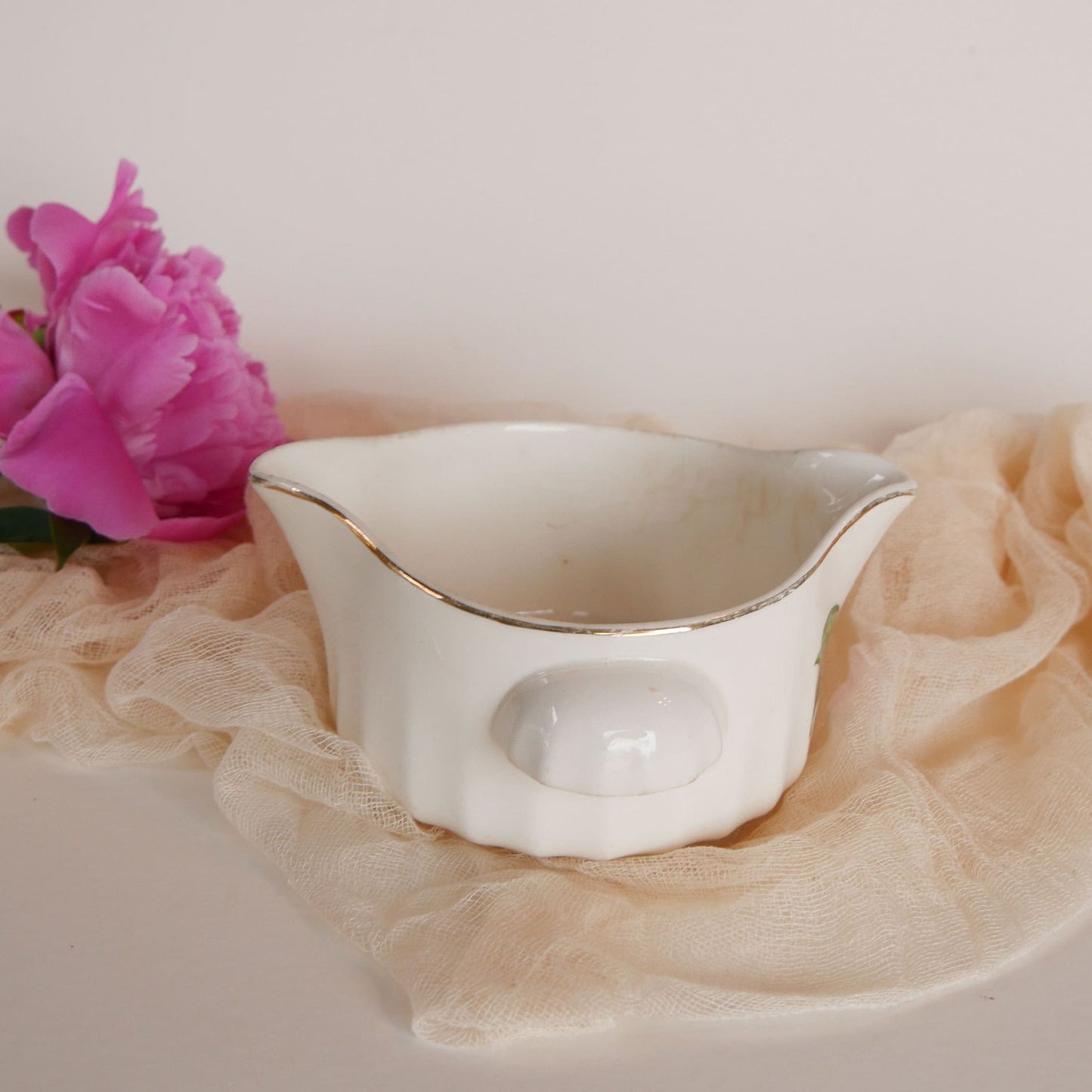 W.S. George Bolero Gravy Dish, Cameilla Floral Design, W.S. George Bolero China Set