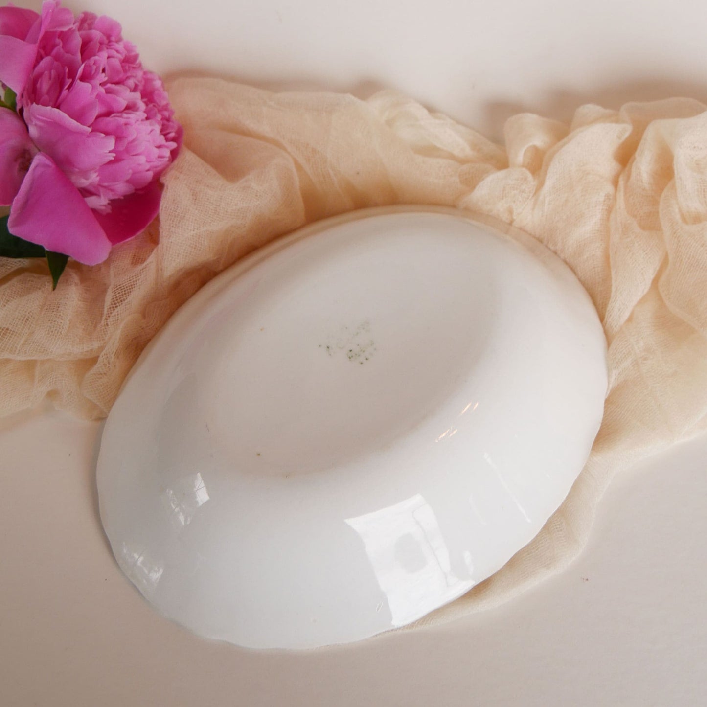 W.S. George Bolero Oval Serving Platter, Cameilla Floral Design, Vintage W.S. George Bolero Cameilla Design, Vintage Pink Floral China Set