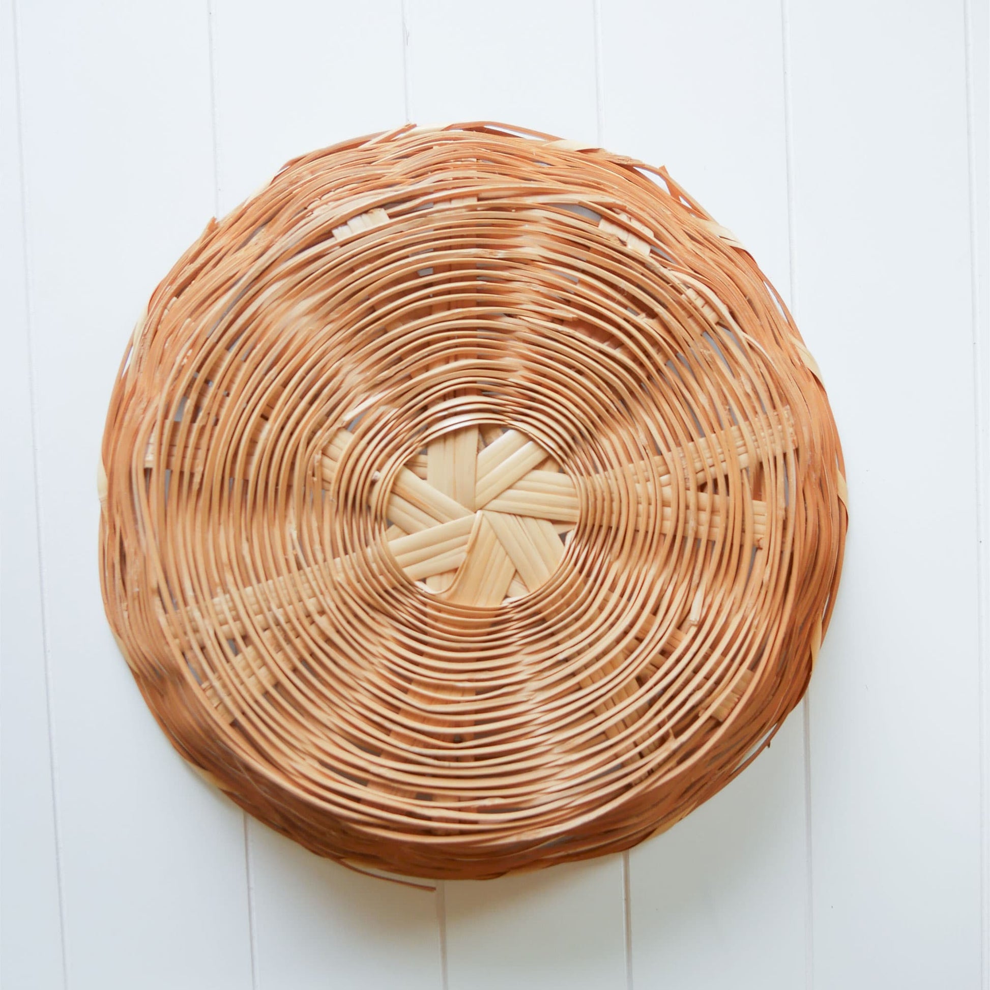 Large Vintage Wicker Basket Wall Decor Large Vitnage Basket Decoration Farmhouse Baskets