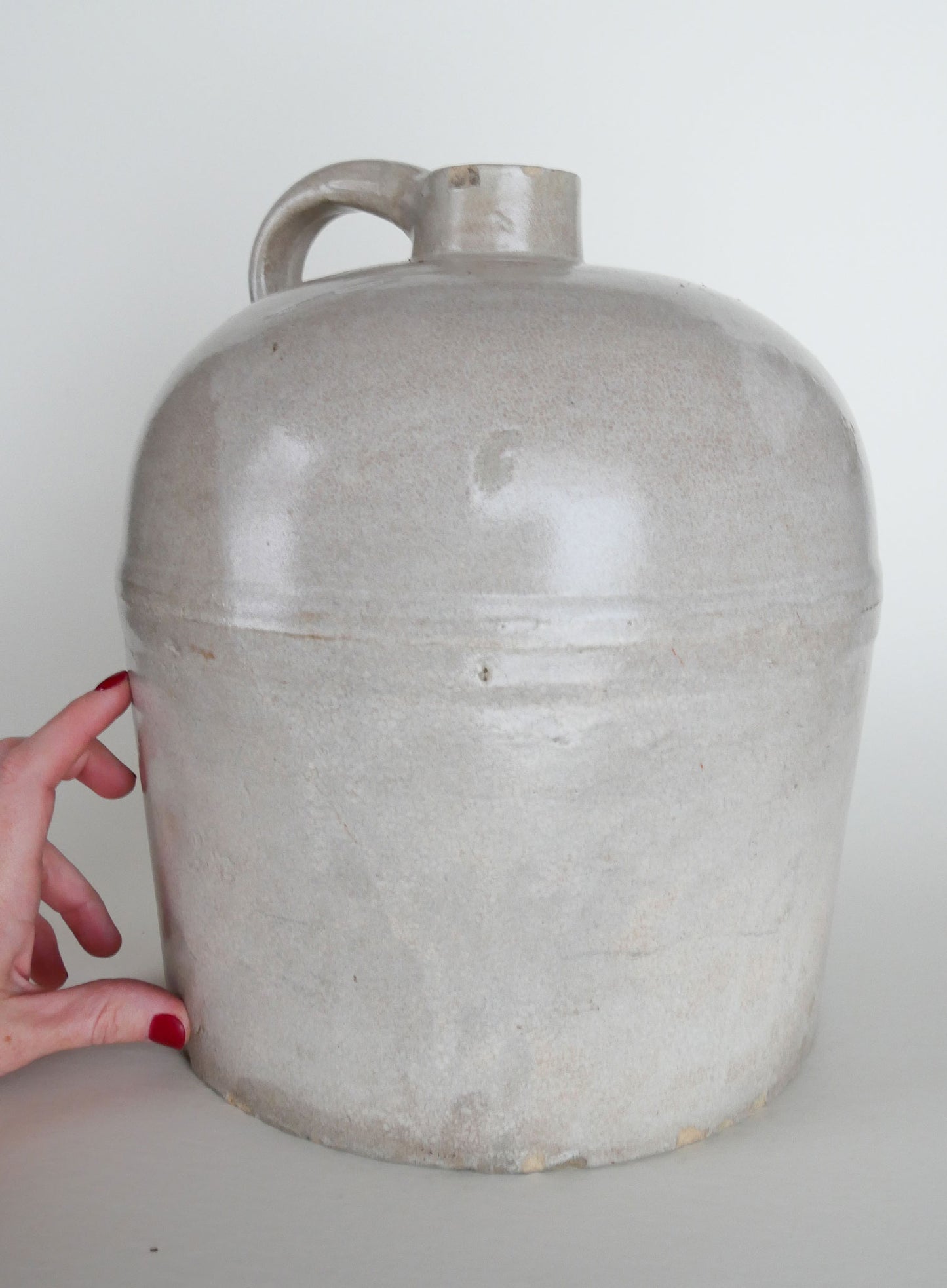 Vintage Stoneware Jug, Vintage Salt Glazed Crock, Vintage Stoneware Decor, Vintage Kitchen, Primitive Kitchen